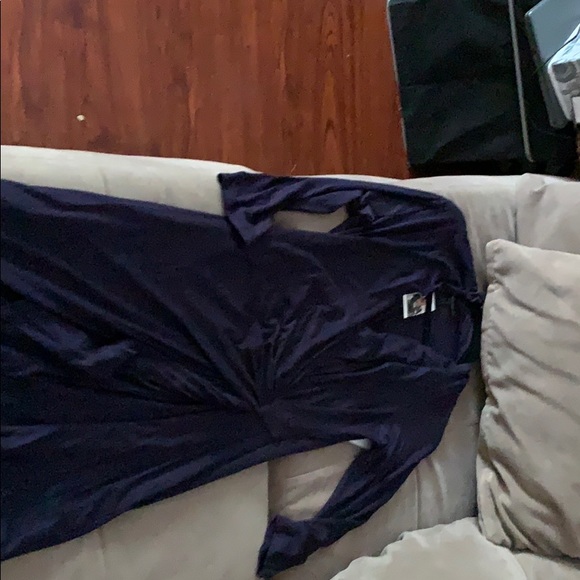 Karen Kane classic rayon jersey wrap dress - Picture 2 of 3